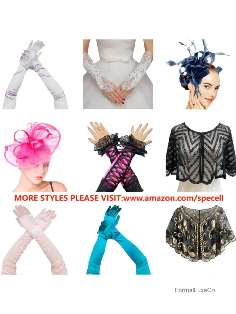 Gothic Long Lace Sequins Fingerless Gloves Wedding Prom Tea Party Accessory